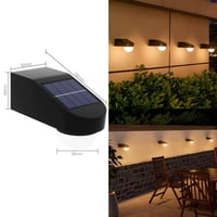 مصابيح حائط تعمل بالطاقة الشمسية ومصممة للاستخدام...