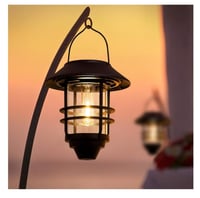 فوانيس جدارية خارجية تعمل بالطاقة الشمسية بتصميم ك...