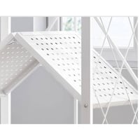 وحدة رفوف تخزين قابلة للطي مكونة من 5 طبقات ومزودة...