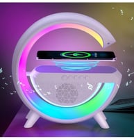 الإضاءة المحيطة ضوء الليل لغرفة النوم ومكبرات الصو...