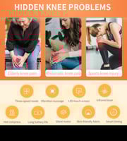 جهاز تدليك الركبة بالتسخين مع علاج طبيعي بالاهتزاز...