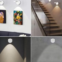 مصباح اضاءة قابل لإعادة الشحن مع ريموت ، مصباح حائ...