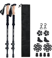 عصي المشي والتسلق القابلة للتعديل مع ملحقات متعددة...