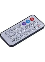 مصباح كرة ديسكو كريستالي مع جهاز تحكمٍ عن بعد.