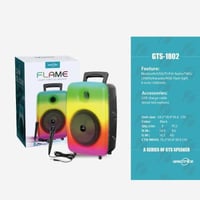 مكبر الصوت GTS-1802 بتقنية البلوتوث وإضاءة RGB مع...