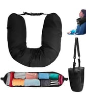 وسادة سفر قابلة للتعبئة، مصممة خصيصًا لتوفير الراح...