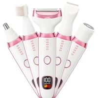 ماكينة حلاقة كهربائية 5 في 1 للاستخدام الرطب والجا...