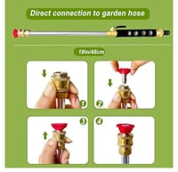 مسدس رش ماء عالي الضغط مع فوهات متعددة