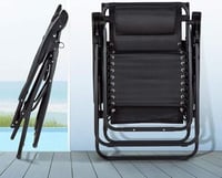 كرسي قمرا استلقاء مُضاد للجاذبية قابل للطي اللون ر...