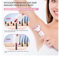 ماكينة حلاقة كهربائية 5 في 1 للاستخدام الرطب والجا...