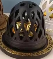 مبخرة تراثية بتصميم قبة مزخرفة (متوفرة بعدة ألوان)