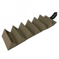 حافظة نظارات جلد سوداء