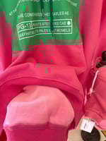 Pink hoodie