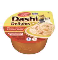 طعام رطب داشي ديلايتس وصفة الدجاج مع سمك التونا و...