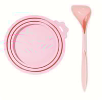 غطاء تخزين الطعام مع ملعقة