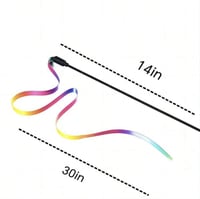 لعبة سناره للقطط بشرائط ملون