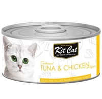 معلبات سمك التونا مع الدجاج 80غ من شركة KitCat