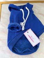 blue hoodie