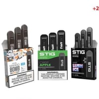 سحبات ستيج 300 موش في قود 60 نيكوتين 3حبات - stig