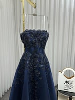 فستان سـهرة ميكادو تطريز خرز راقي