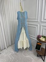 فستان:سي واي على تطريز كمبيوتر