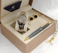 طقم رجالي ⚡ ساعه ستيل صب. تصميم الرولكس