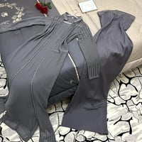 فستان سهره رمادي