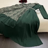 فستان انيق أخضر