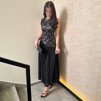 فستان سهره راااقي جدا +مبطن باربي راااقي + شيفون ن...