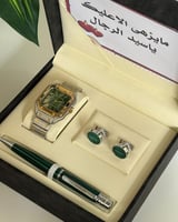 هدي من تحب ◼️ طقم ساعه. ▪️ساعة شكل كارتير . ▪️قلم...