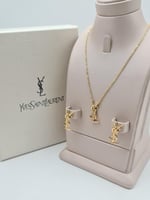 إكسسوارات__ نسائي طقم___ نسائي سلسال مع الحلق