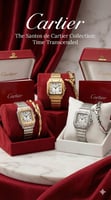 ساعات كارتير مربع يابنتي مع السوارة ضد الماء مقاس...