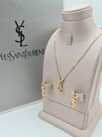 إكسسوارات__ نسائي طقم___ نسائي سلسال مع الحلق