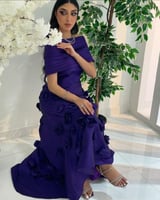 فــســتان سهره أنيق الاصلي الخامه/ ميكادو ورود