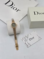 ساعات ديور النسائية حصير الحجم الميني