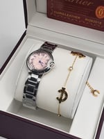 ساعات كارتير النسائيه (بالون ) مع اسواره كارتير اس...