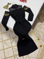 فستان خامه كرب استرتش