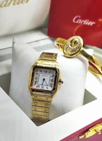 ساعات كارتير مربع يابنتي مع السوارة ضد الماء مقاس...