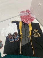 طقم ولادي ▪️ثوب سعودي . ▪️بشت بالاسم حسب الطلب