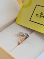 خاتم فندي هاي كولاتي بالونين الذهبي والمكس