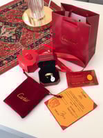 خاتم نسائي انيق خاتم مع زركون كارتير