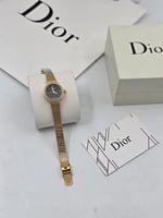 ساعات ديور النسائية حصير الحجم الميني