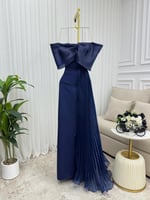 فستان سهره خام باربي مع جازار مزين بكلفه تطريز اصل...