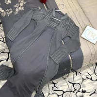 فستان سهره رمادي