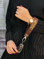 تعليقة مفاتيح جلد انيييقة