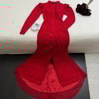 فستان خامه دانتيل