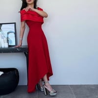 فستان تفته مطفي راااقي + صدر تفته واقف لمعه