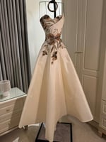 فستان الخامه:شانطون مطرز