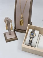 ساعات كارتير النسائية مع حلق وسلسال