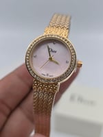 ساعات ديور النسائية حصير الحجم الميني